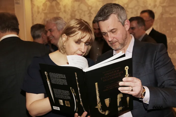На презентации книги И.Асхабова "Поиски утраченных реликвий" в Москве